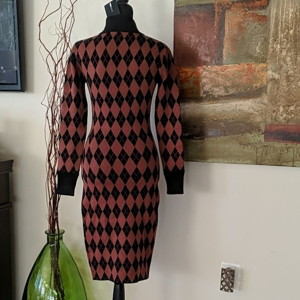 🔥Sexy Brown Sweater Dress - Picture 7 of 8
